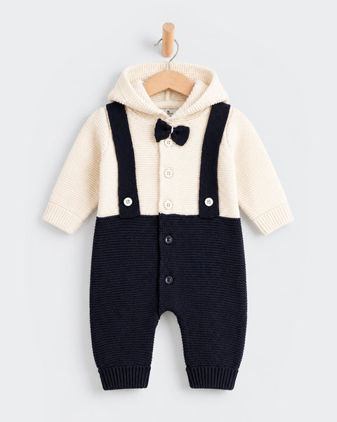 Newborn Boys Sweater Romper