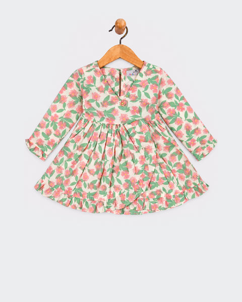 Newborn Girls Ethnic Casual Frock