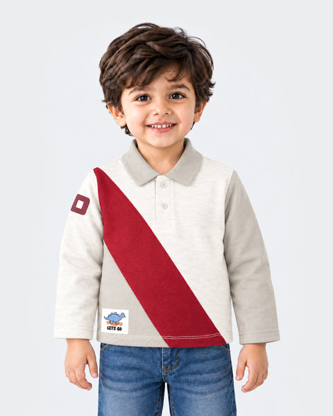 Boys Knitted Polo T-Shirt