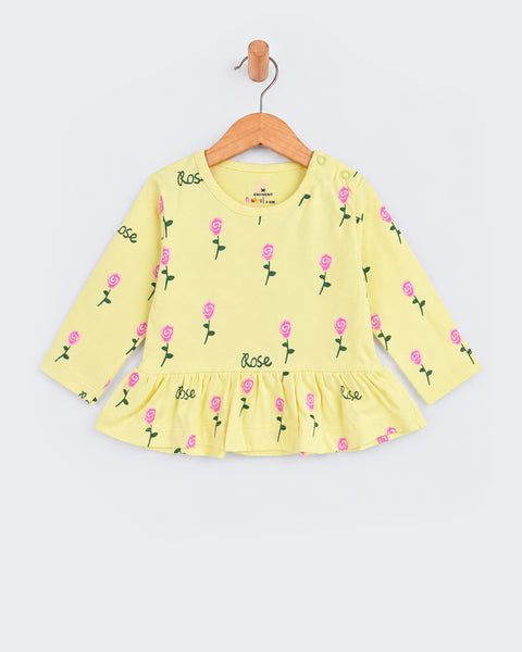 Newborn Girls Knitted T-Shirt