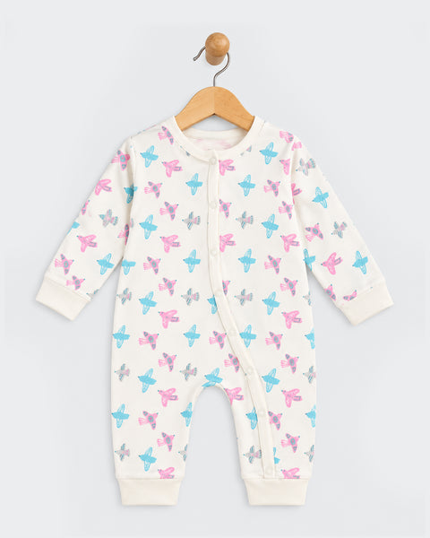 Newborn Girls Knitted Romper