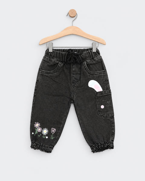 Newborn Girls Denim Pants