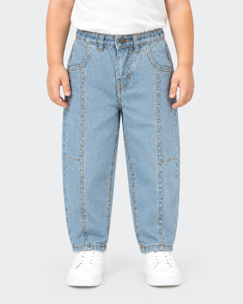 Girls Woven Denim Pants