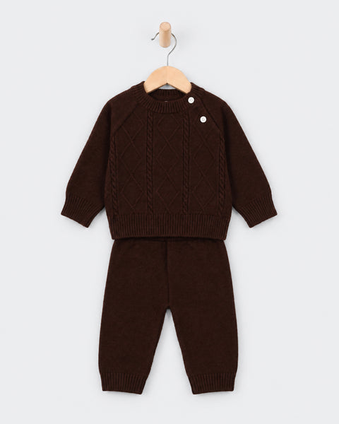 Newborn Boys Sweater Suit