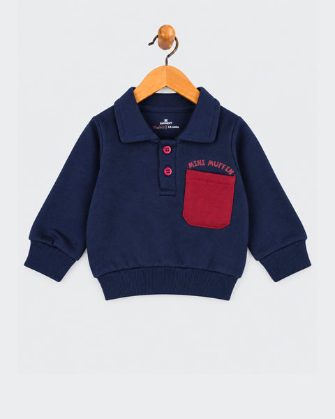 Newborn Boys Knitted Sweatshirt