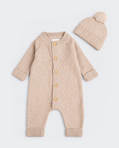 Newborn Boys Sweater Romper
