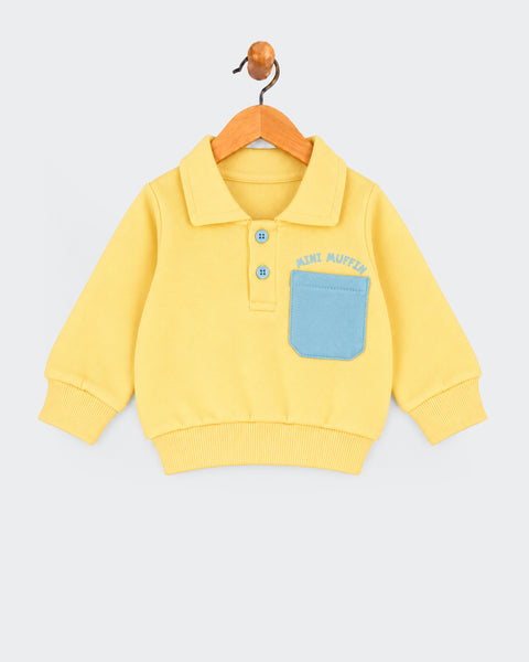 Newborn Boys Knitted Sweatshirt