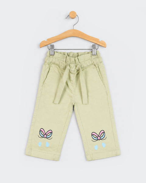 Newborn Girls Cotton Pant