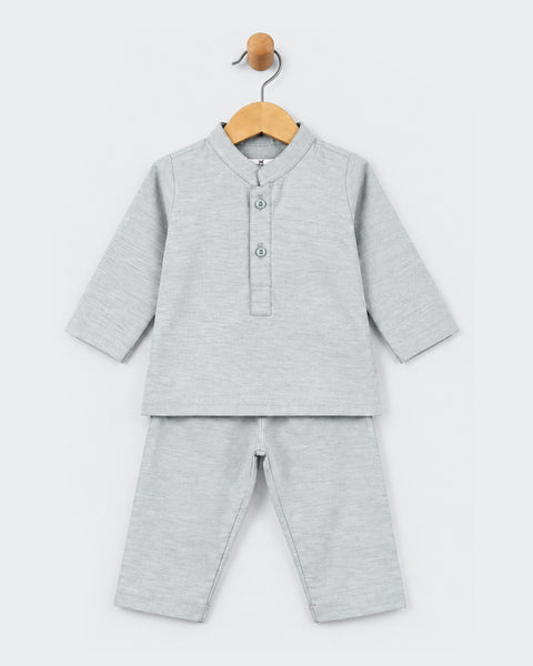 Newborn Boy Embroidered Cotton Kurta Shalwar