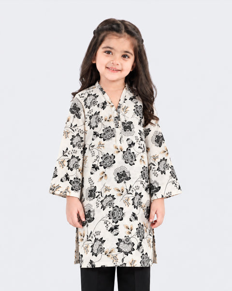 Girls Ethnic Fusion 1 Pc Printed Suit