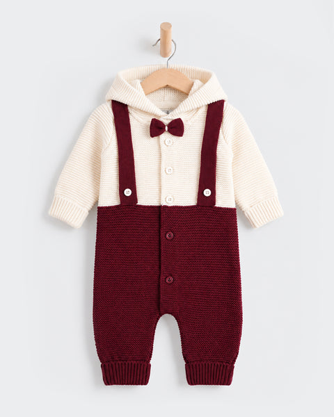 Newborn Boys Sweater Romper