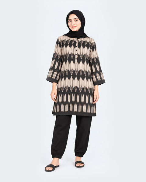 Women's Ethnic Fusion Printed 1 Pc