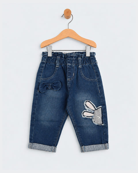 Newborn Girls Denim Pants