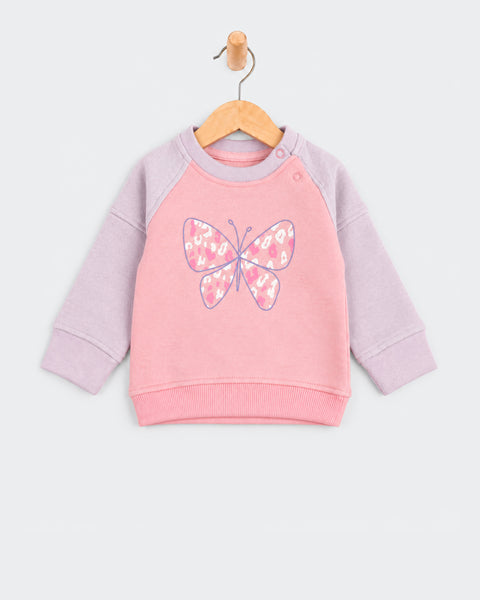 Newborn Girls Knitted Sweatshirt