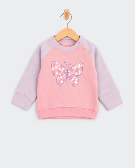 Newborn Girls Knitted Sweatshirt