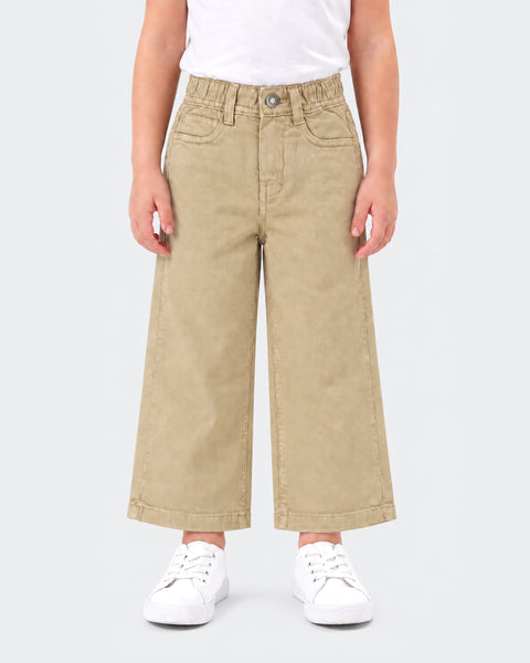 Girls Woven Cotton Pants