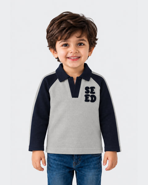 Boys Knitted Polo T-Shirt