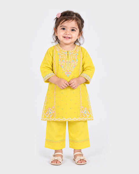Girls Embroidered 2 Pc