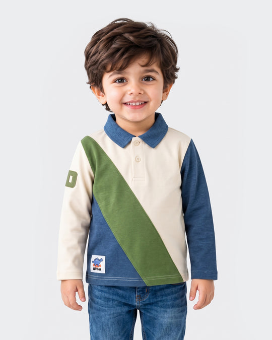 Boys Knitted Polo T-Shirt