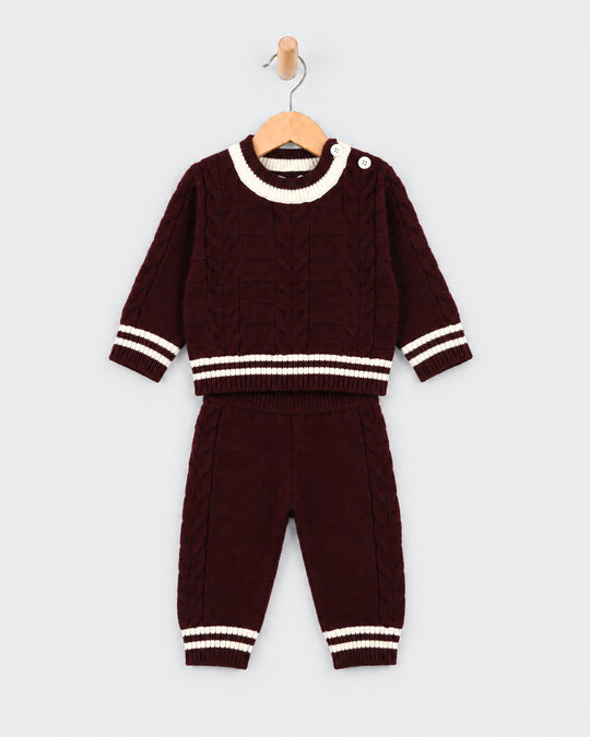 Newborn Boys Sweater Suit