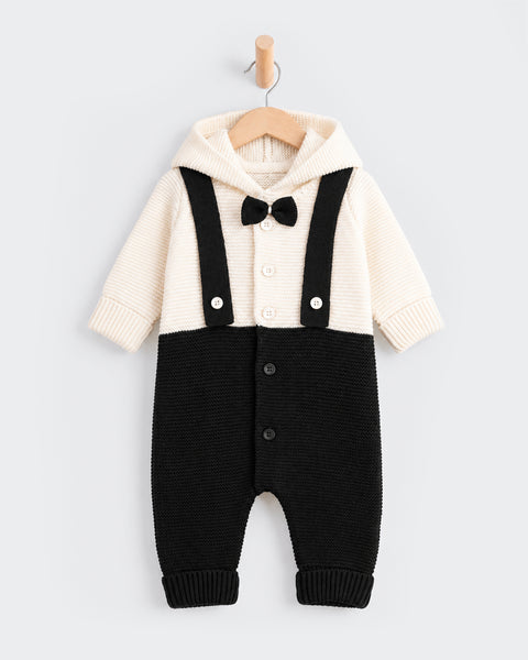 Newborn Boys Sweater Romper