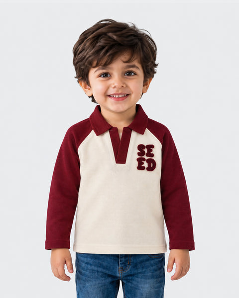 Boys Knitted Polo T-Shirt
