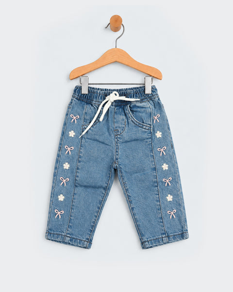 Newborn Girls Denim Pants