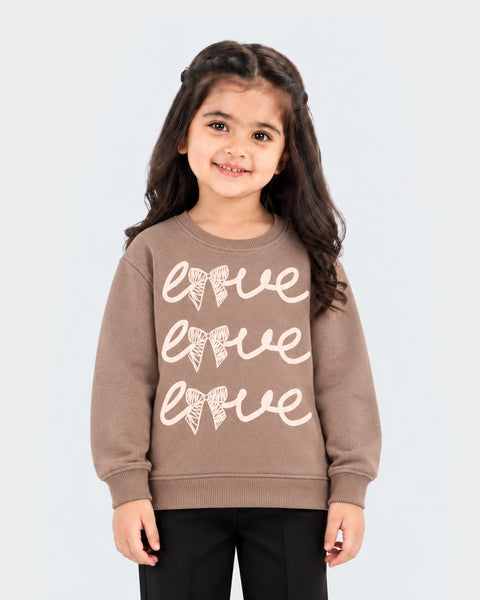 Girls Knitted Sweatshirt