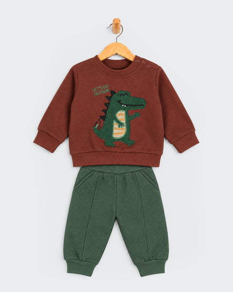 Newborn Boys Knitted Co-Ord Set