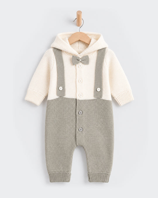 Newborn Boys Sweater Romper