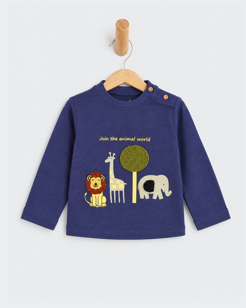 Newborn Boys Knitted T-Shirt
