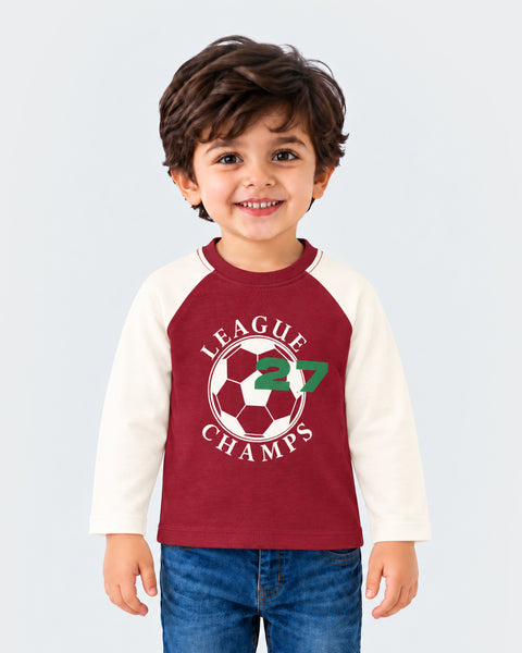 Boys Knitted Full Sleeves T-Shirt