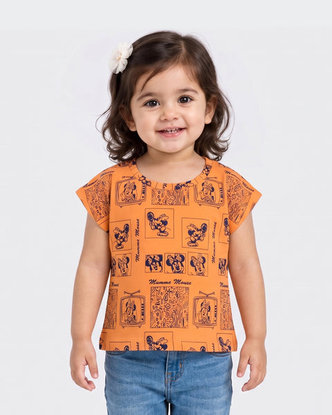 Girls' Half Sleeves T-Shirt