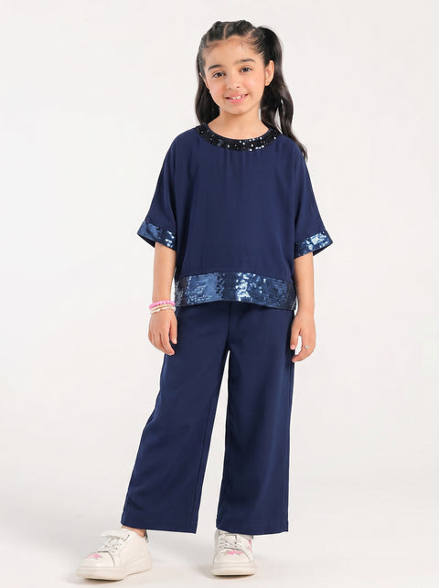 Girls Embroidered 2 Pc