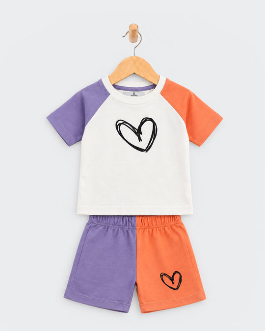 Newborn Girls Half Sleeves Suit