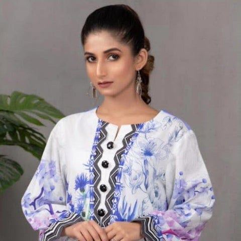Eminent Lawn Digital Printed Unstitched Kurti - 3, Women, Unstitched Kurti, Eminent, Chase Value