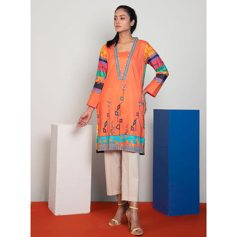 Eminent Digital Printed Lawn 1Pcs Unstitched Kurti - 08, Women, Unstitched Kurti, Eminent, Chase Value