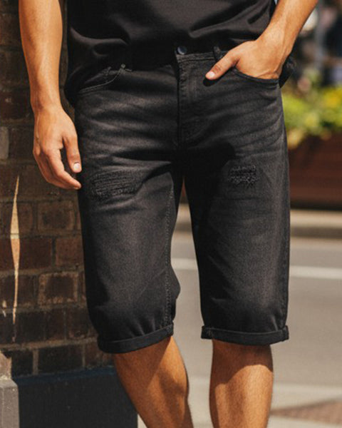 Eminent Men's Denim Short - Black